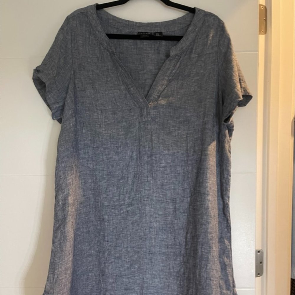 Tahari 100% Cotton Shift Dress